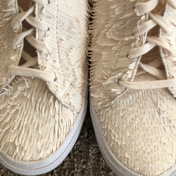 Loeffer Randall Logan fringed sneakers - Picture 1 of 7